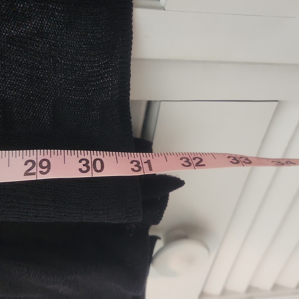 NWT Peck & Peck Black Sheer Cover Shirt/Jacket - Picture 7 of 7